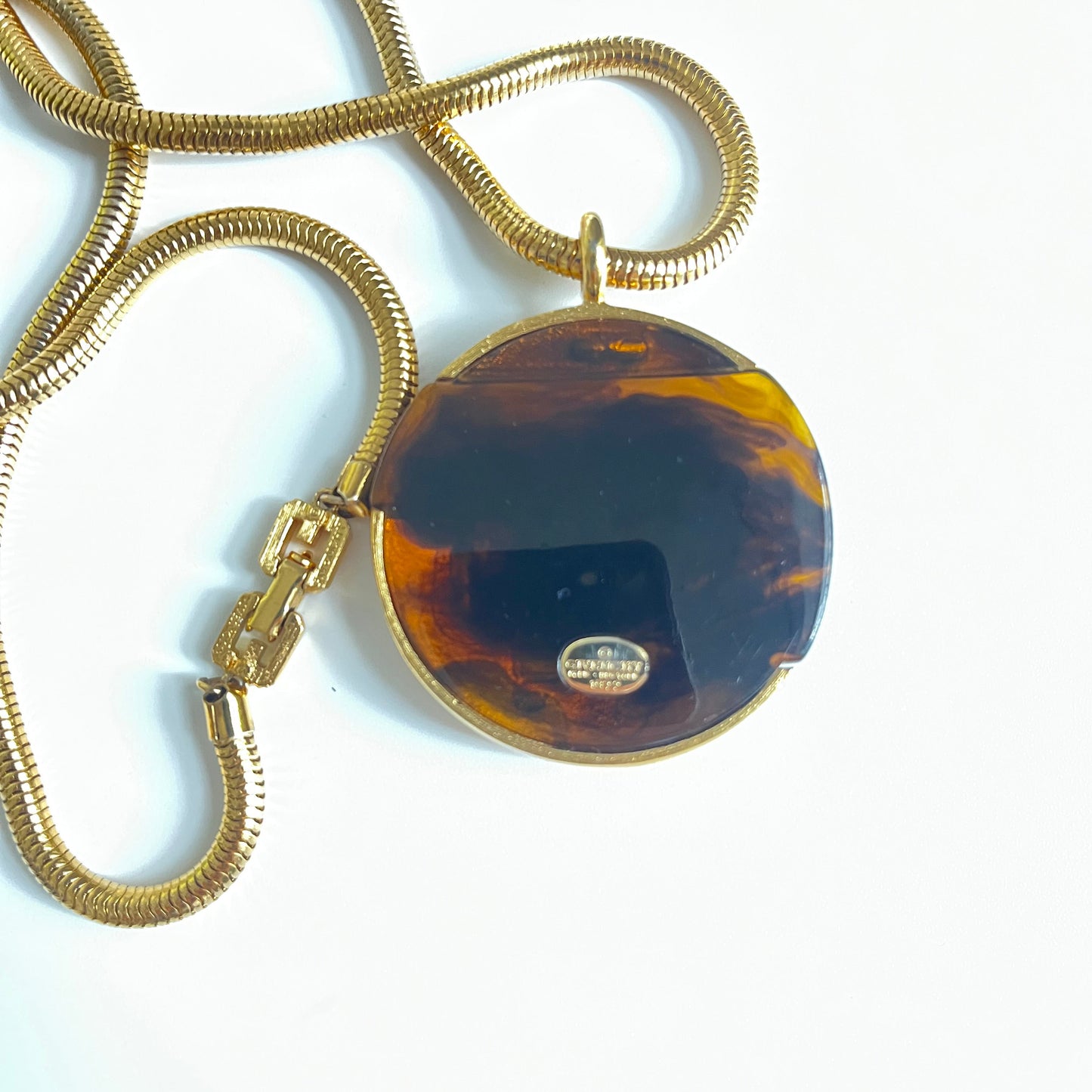 Vintage GIVENCHY Necklace lucite 1977