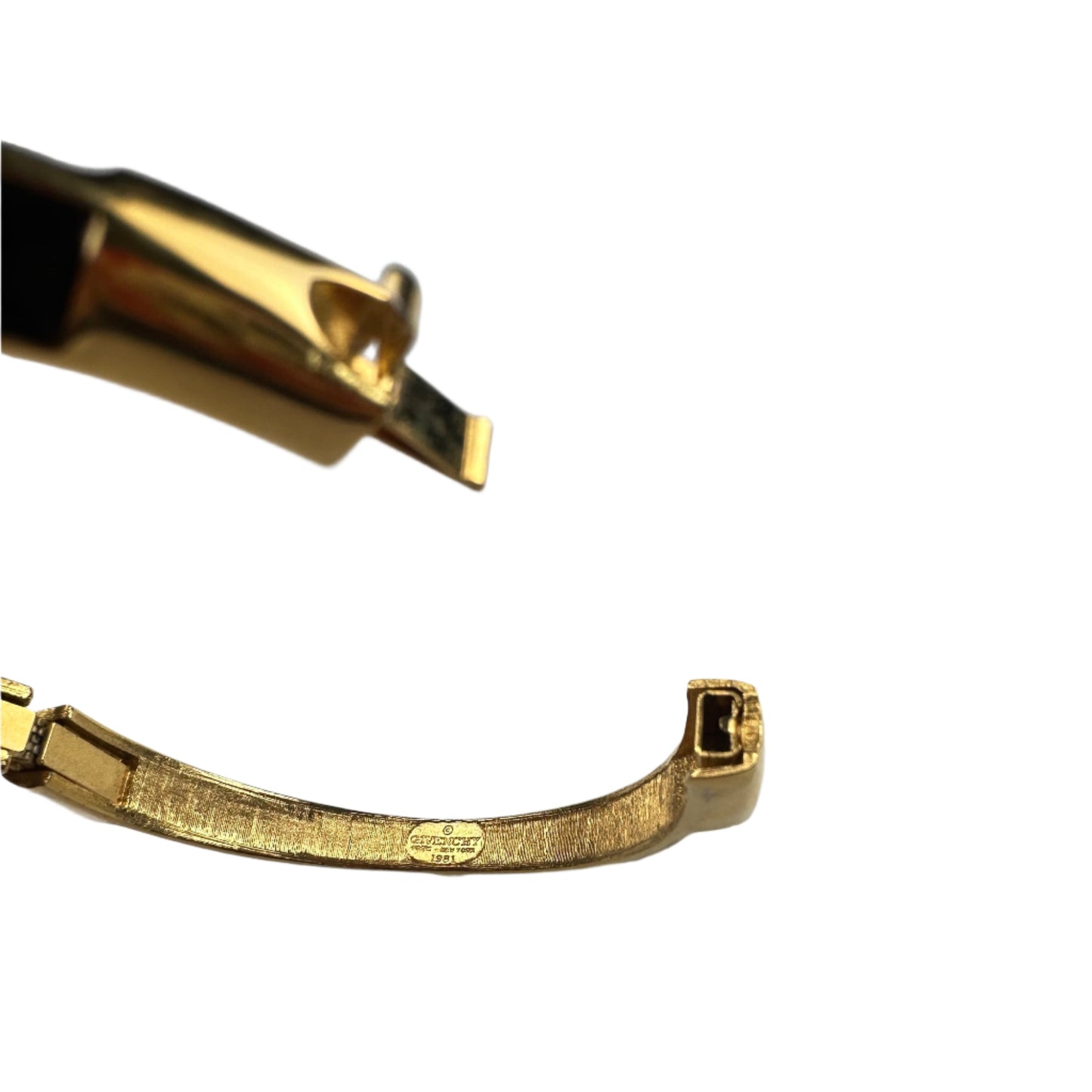Vintage GIVENCHY bracelet black enamel