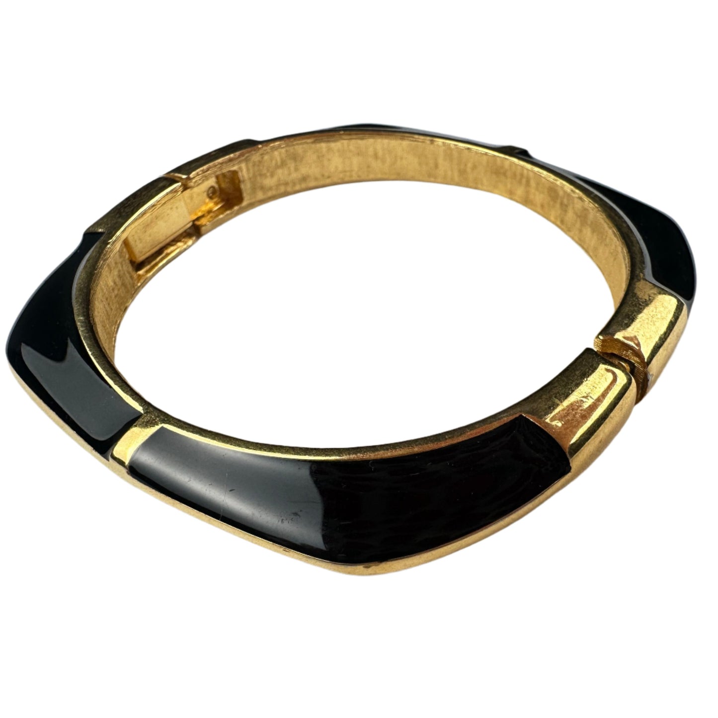 Vintage GIVENCHY bracelet black enamel