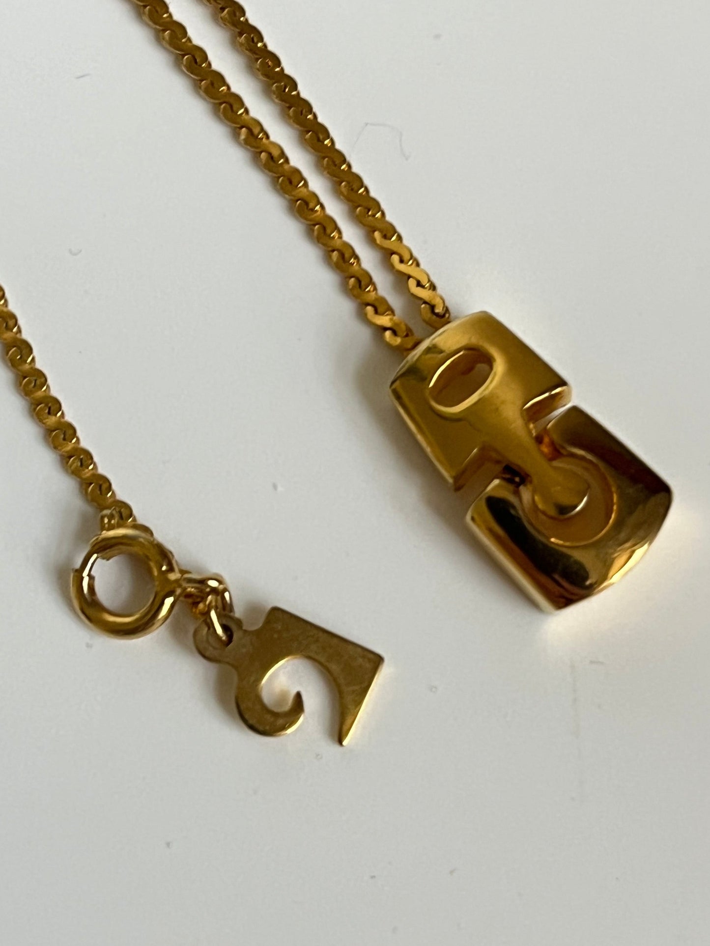 vintage Pierre Cardin necklace logo
