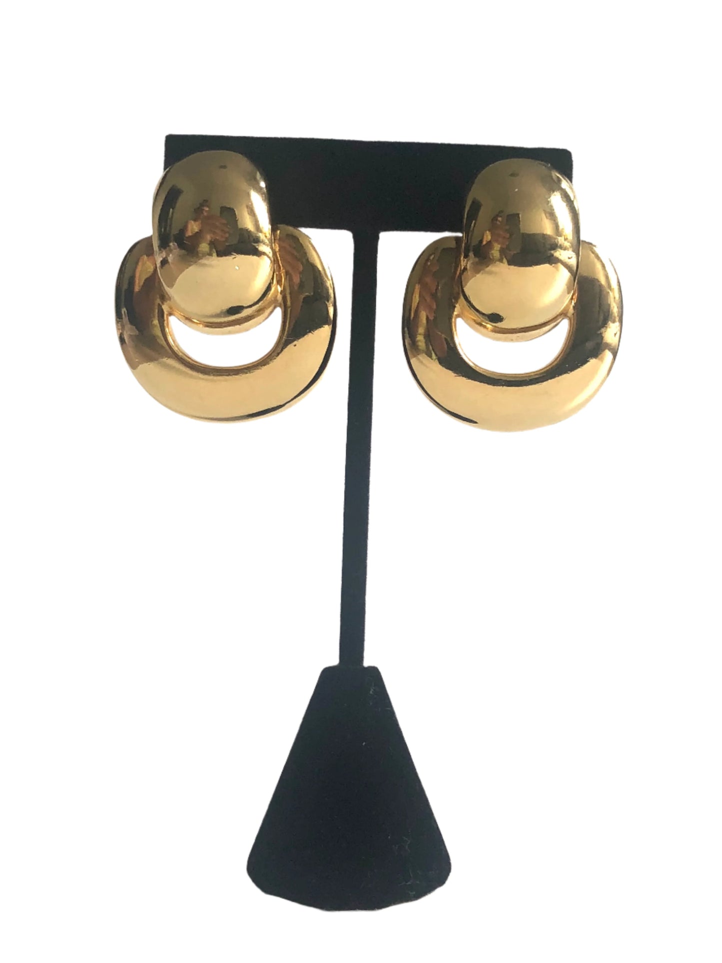 Vintage LANVIN Paris earrings door knocker
