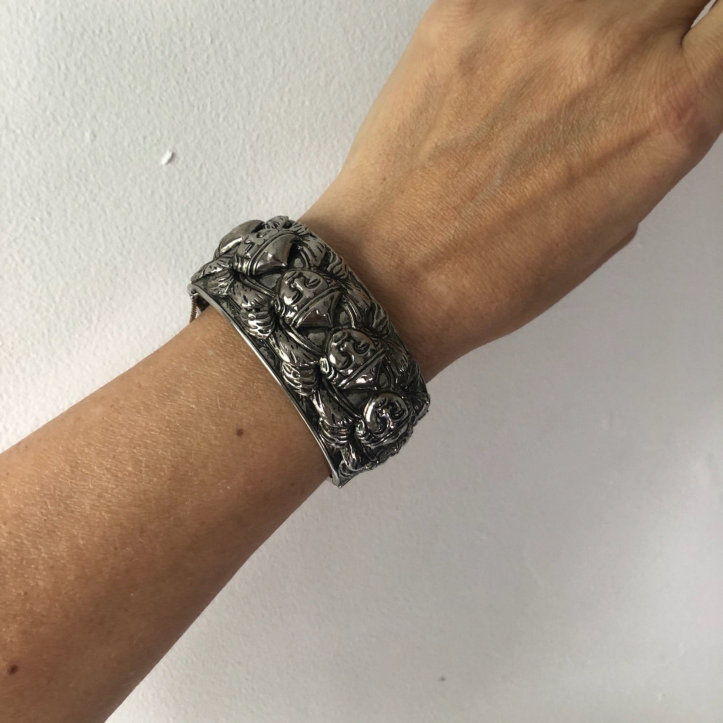 Vintage Vargas Hinged Bangle Bracelet
