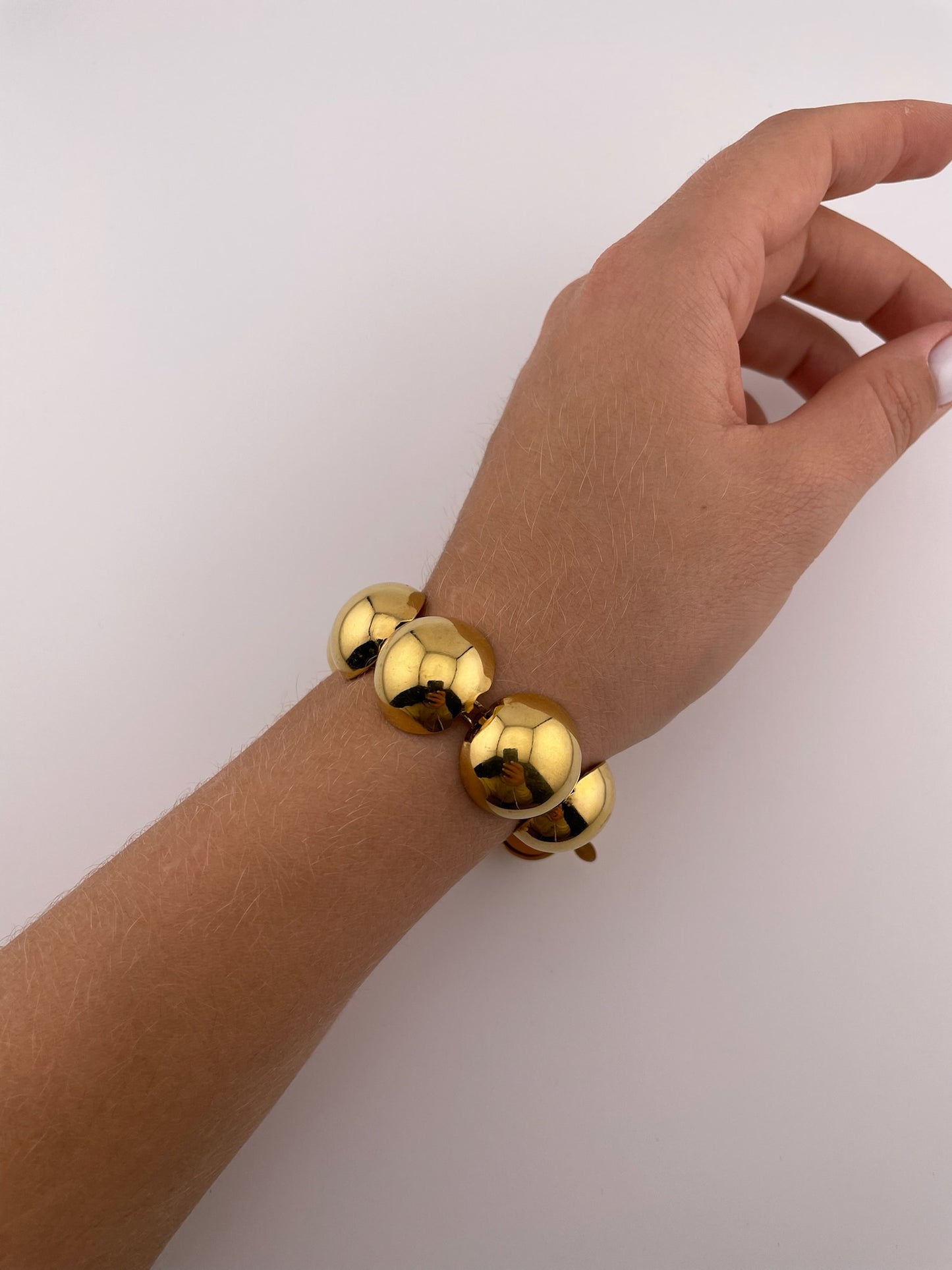 Vintage MONET Set (Bracelet and Clip On Earring)