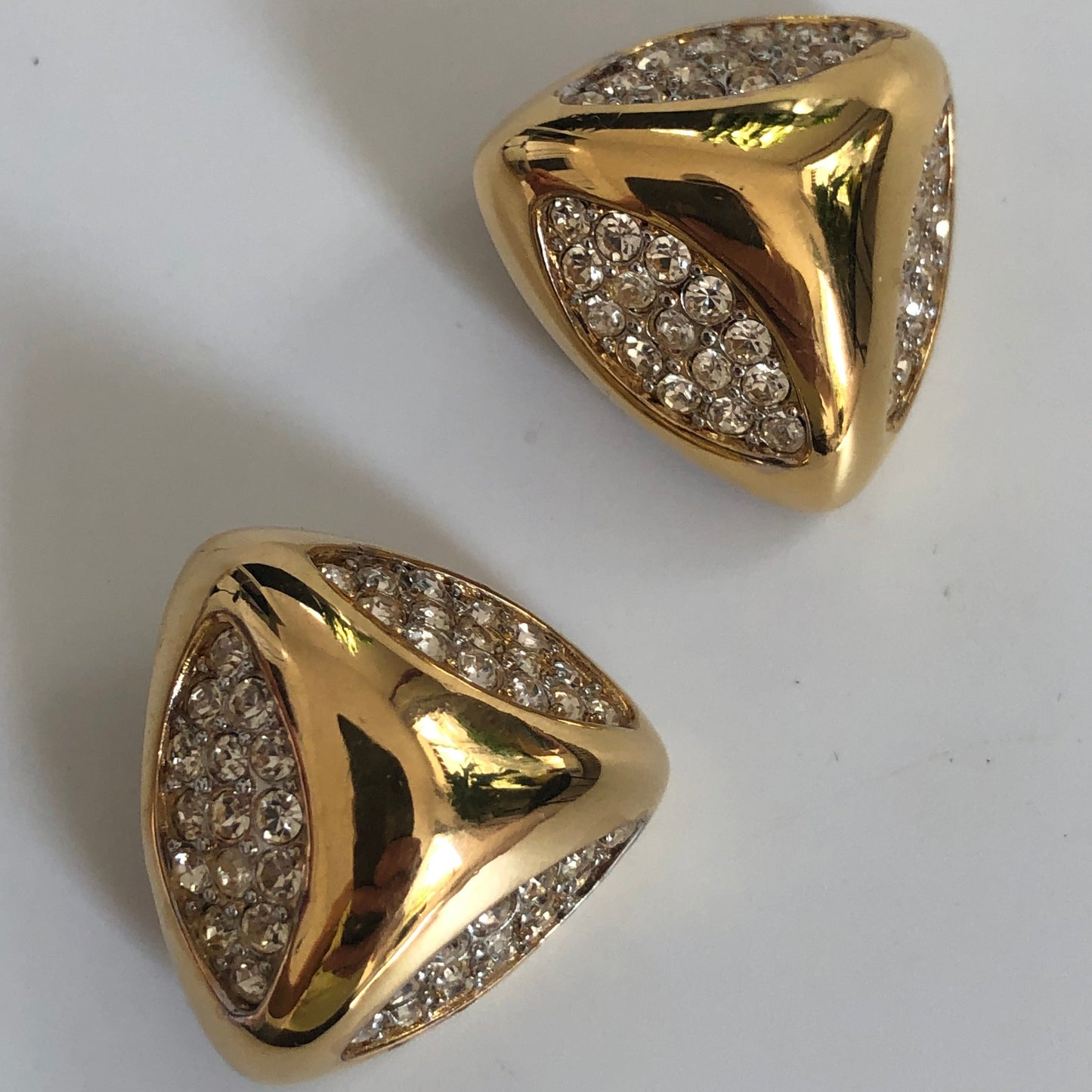 Vintage Nina Ricci large earrings clip on