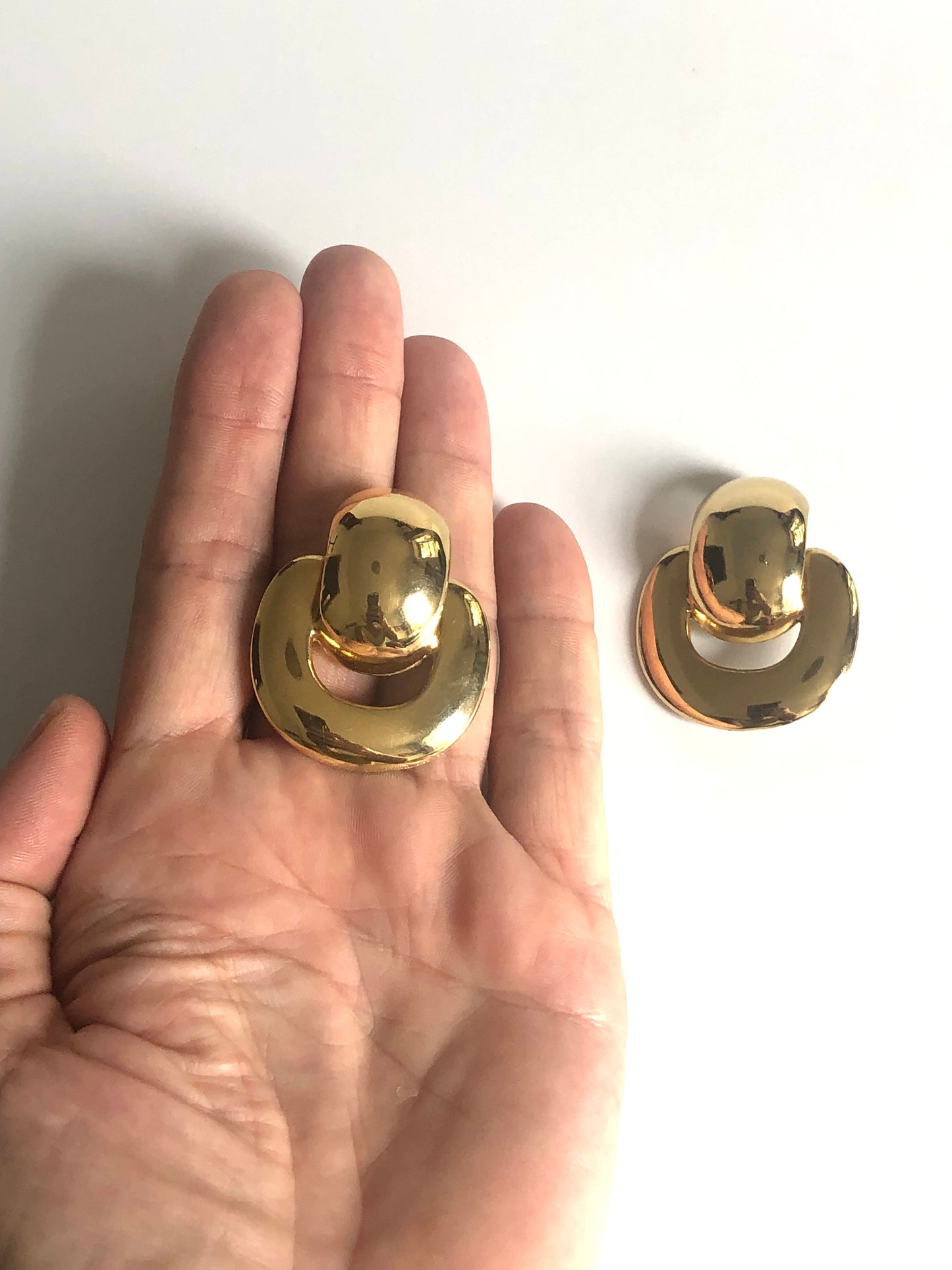 Vintage LANVIN Paris earrings door knocker