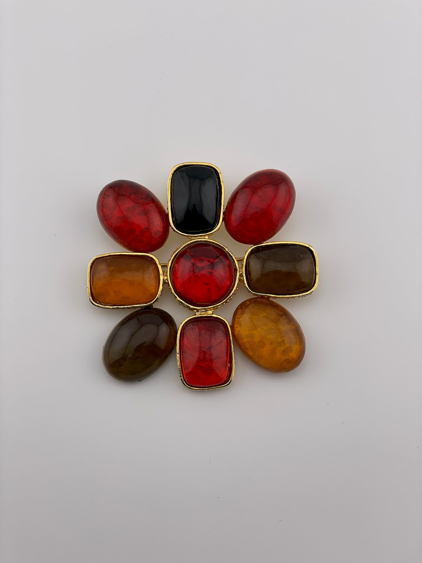 Vintage LES BERNARD for Vogue Cross Brooch