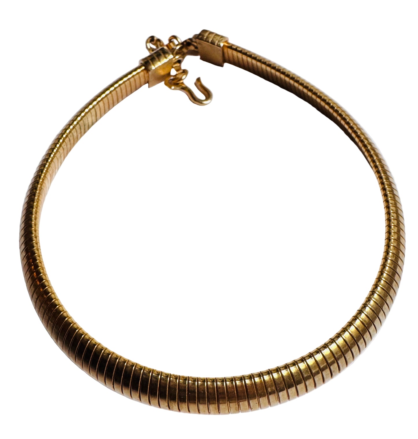 Vintage necklace omega gold tone