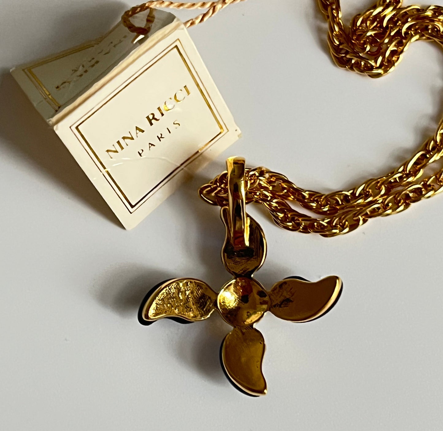 Vintage Nina Ricci necklace Gripoix pendant