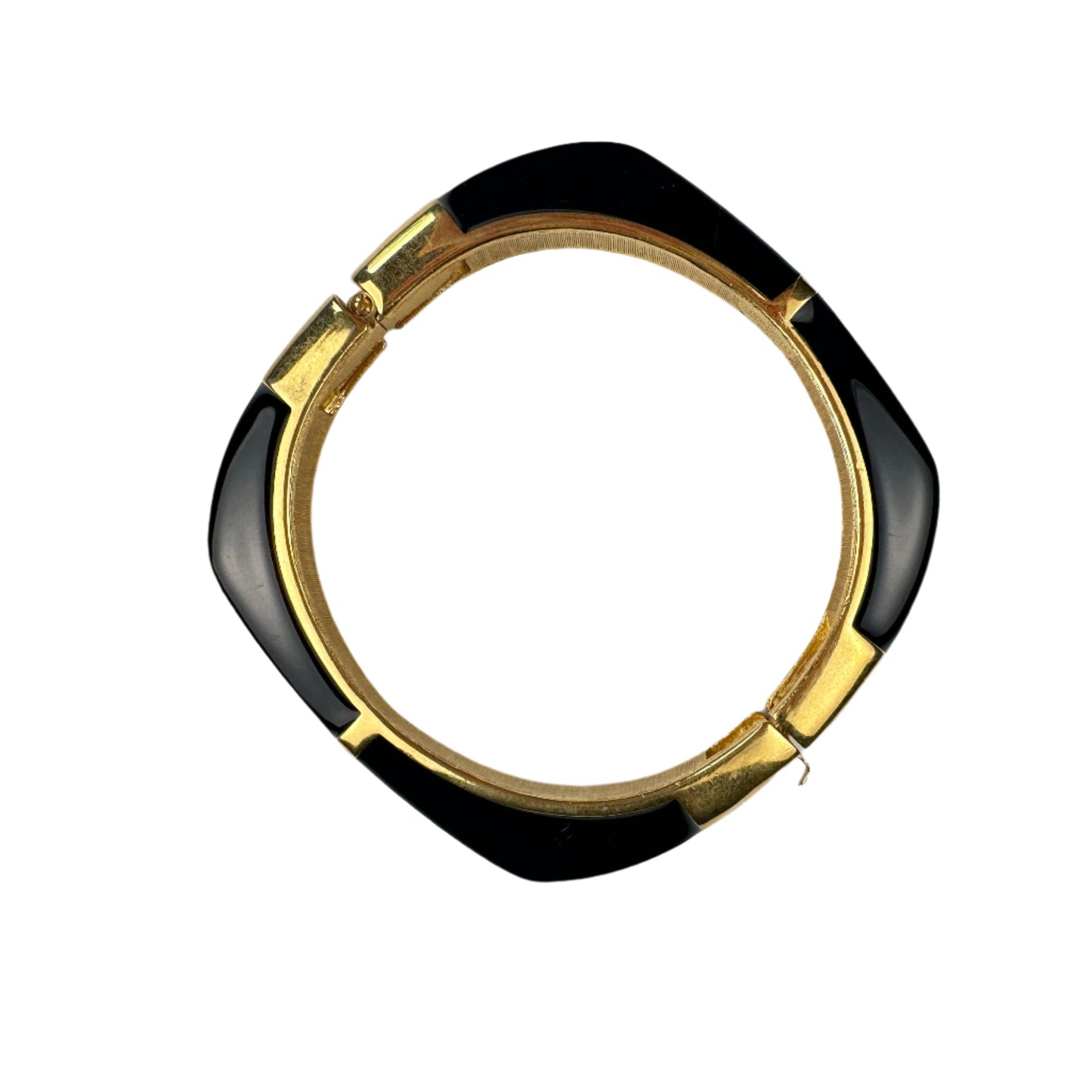 Vintage GIVENCHY bracelet black enamel