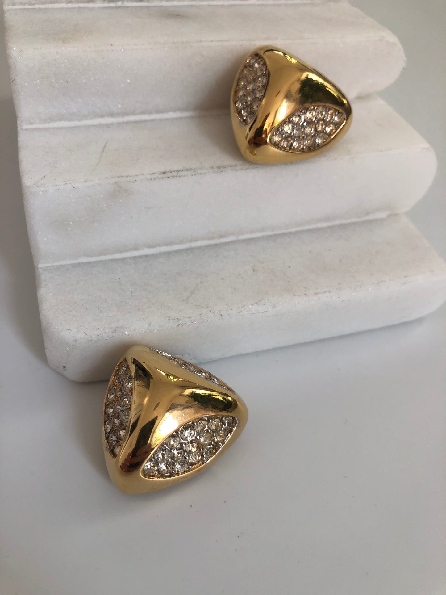 Vintage Nina Ricci large earrings clip on