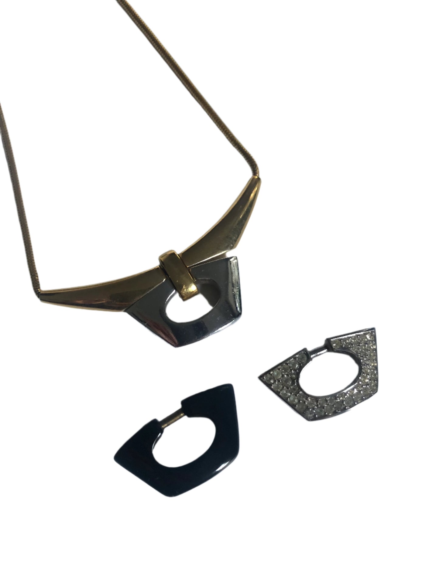 Vintage GIVENCHY necklace moveable pendants