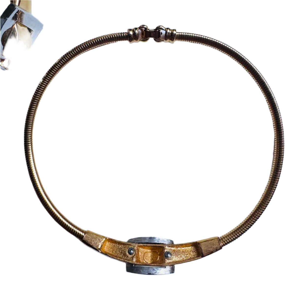 Vintage GIVENCHY necklace omega buckle pendant