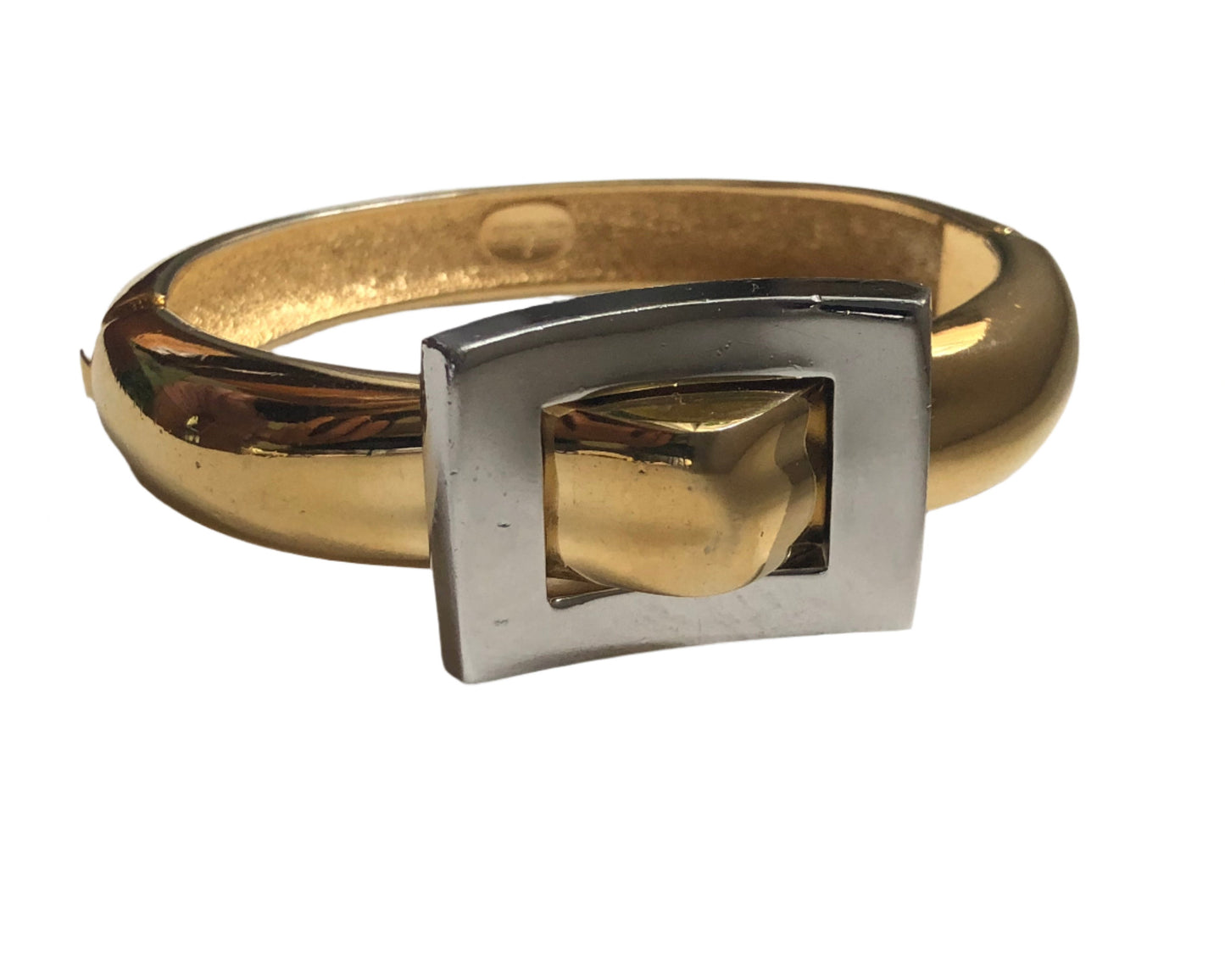 Vintage GIVENCHY bracelet two tone buckle