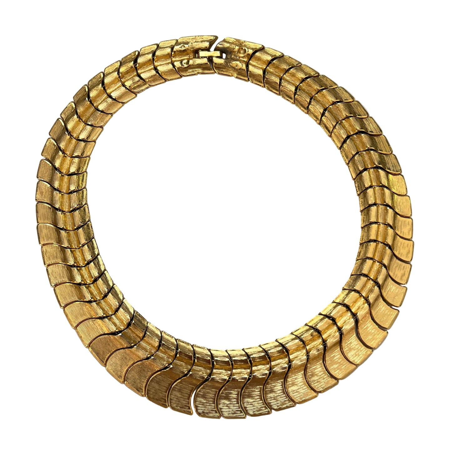 Vintage Les Bernard necklace collar enamel