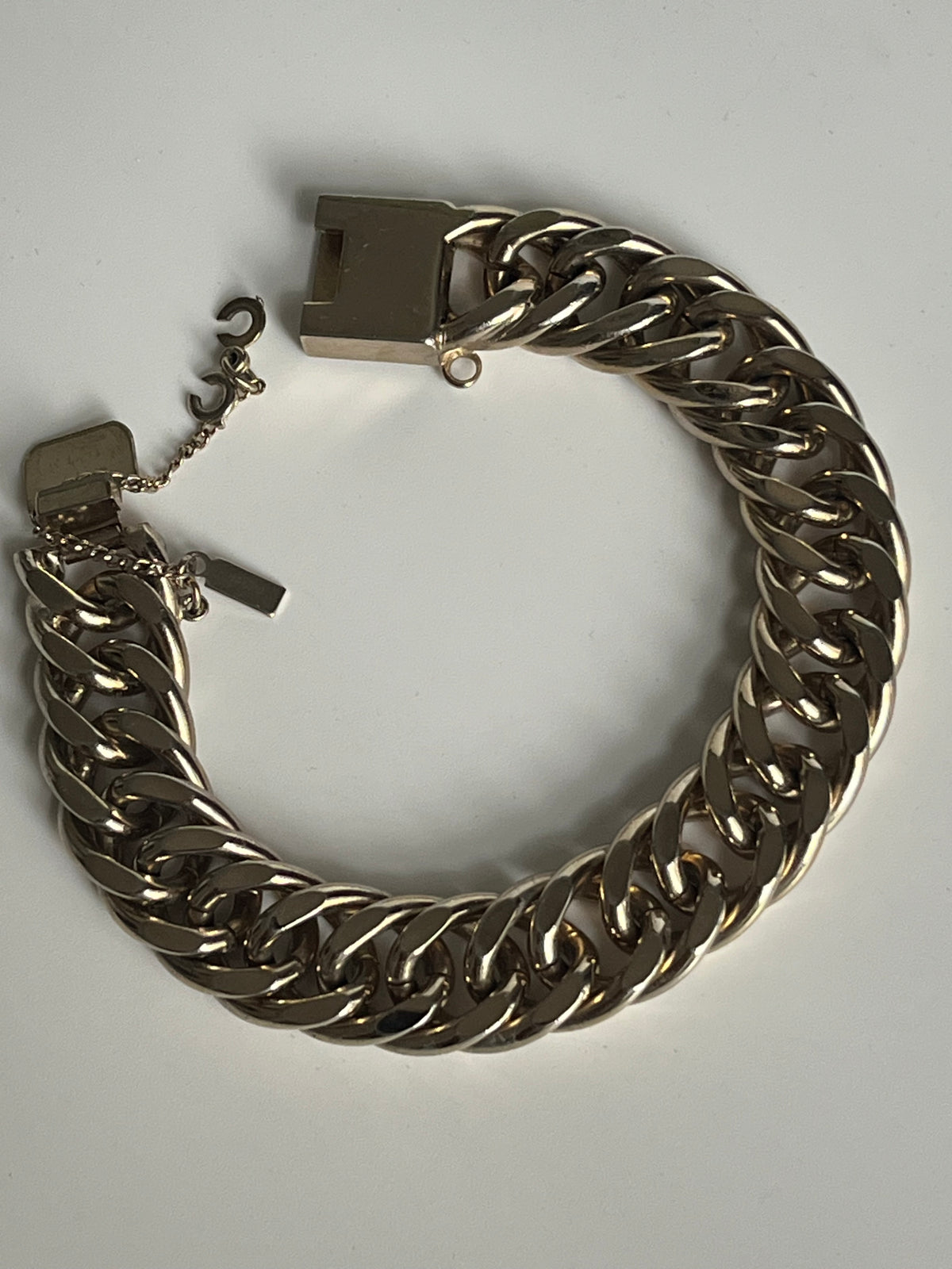 Vintage Monet bracelet  chunky chain 1950’s
