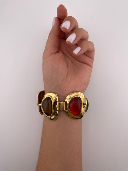 Vintage LES BERNARD Chunky Bracelet