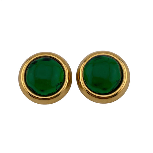 Vintage OSCAR DE LA RENTA Clip Ons Earrings