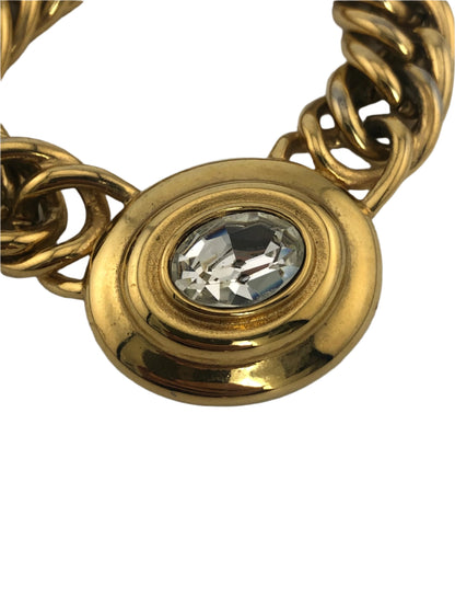 Vintage GIVENCHY necklace chain  large crystal