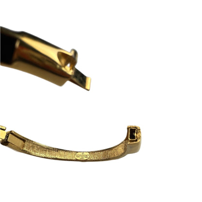 Vintage GIVENCHY bracelet black enamel