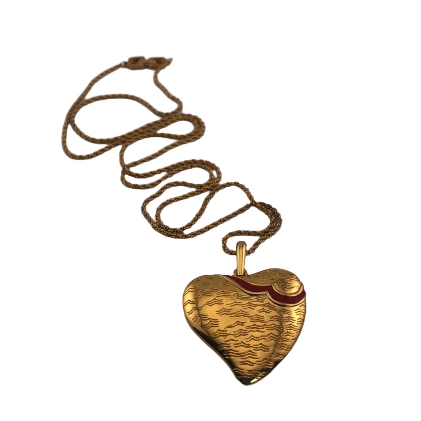 Vintage GIVENCHY Heart Pendant Necklace