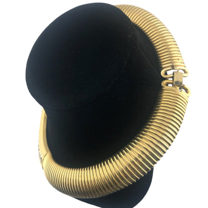 Vintage GIVENCHY Necklace omega square crystal