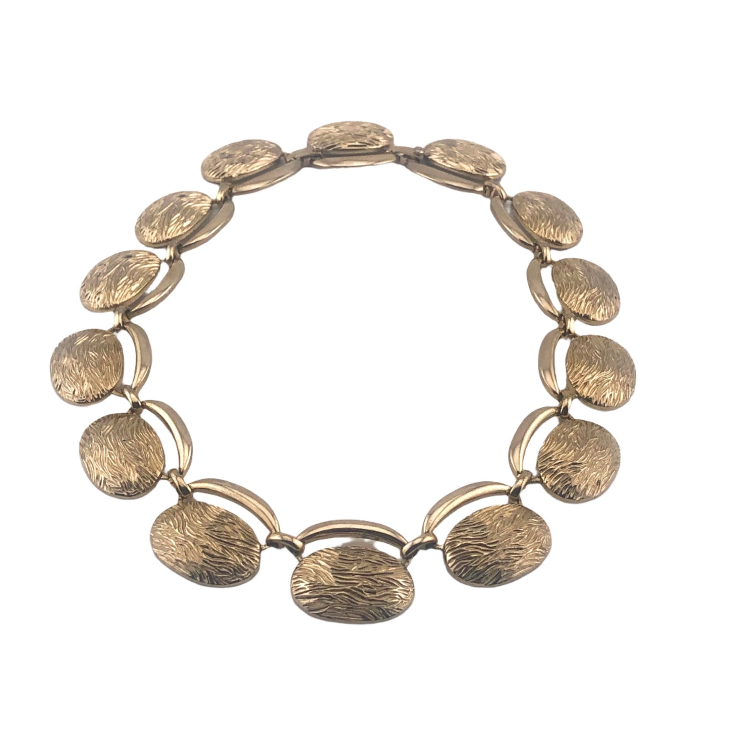 Vintage MONET necklace textured collar