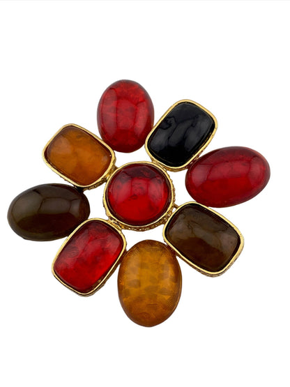 Vintage LES BERNARD for Vogue Cross Brooch
