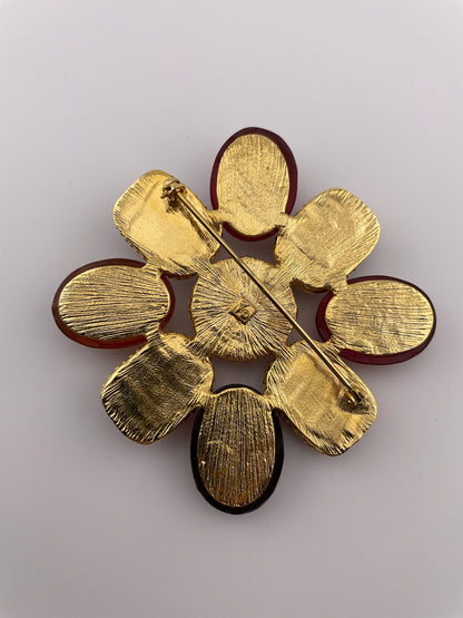 Vintage LES BERNARD for Vogue Cross Brooch