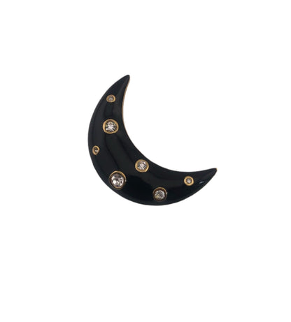 Vintage CHRISTIAN DIOR half moon/crescent Brooch