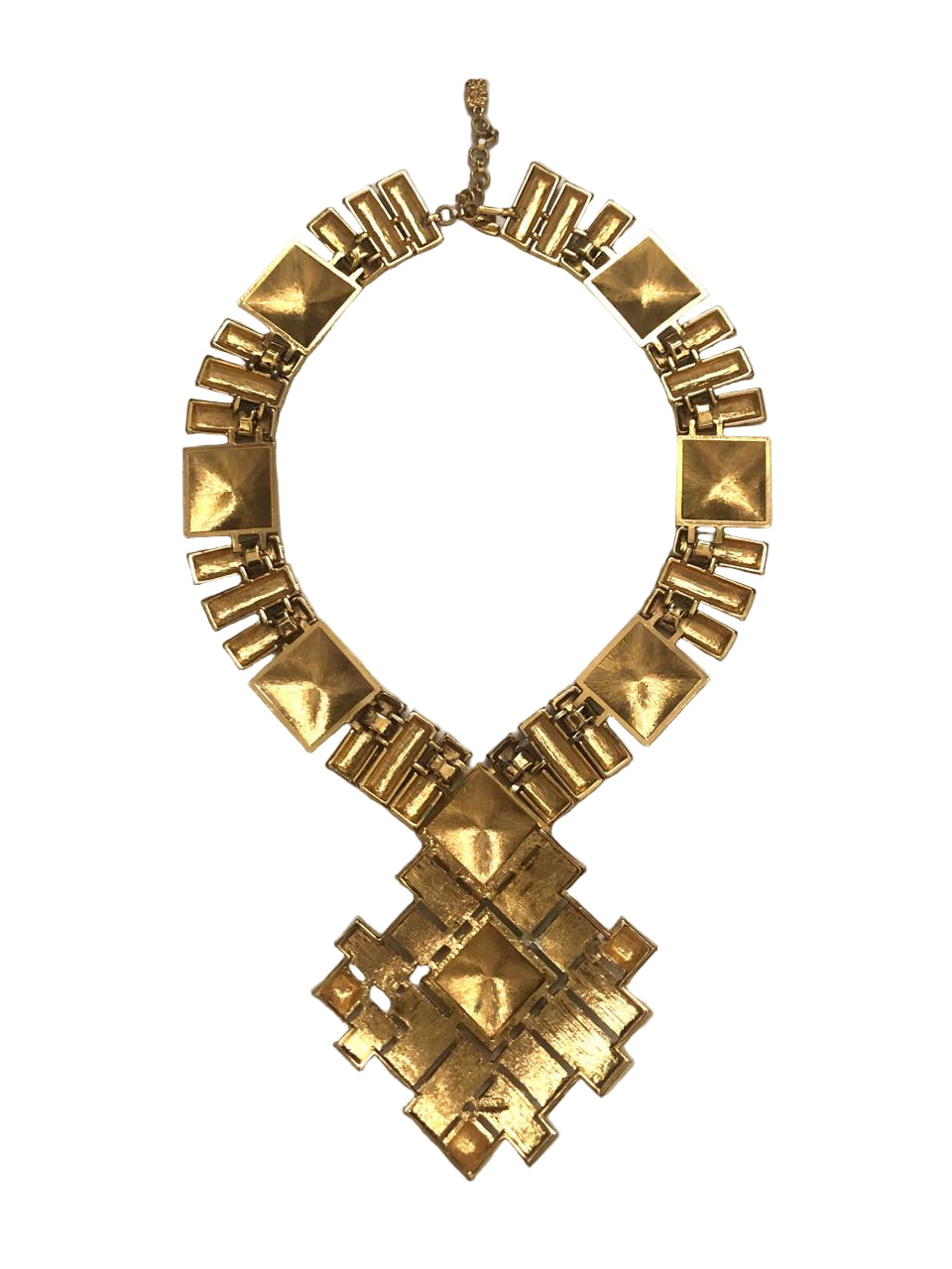 Monet geometric links necklace pas D’or collection 1972