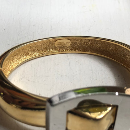 Vintage GIVENCHY bracelet two tone buckle