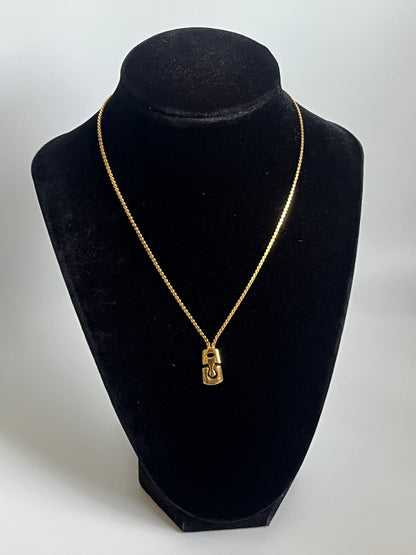 vintage Pierre  Cardin necklace logo