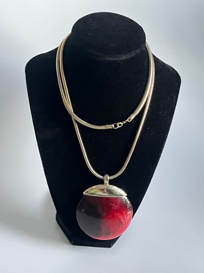 Vintage necklace large pendant 1970’s
