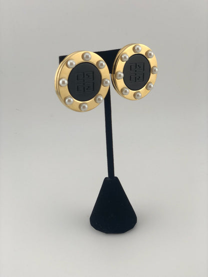 Vintage GIVENCHY Clip on Earrings