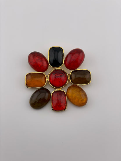 Vintage LES BERNARD for Vogue Cross Brooch