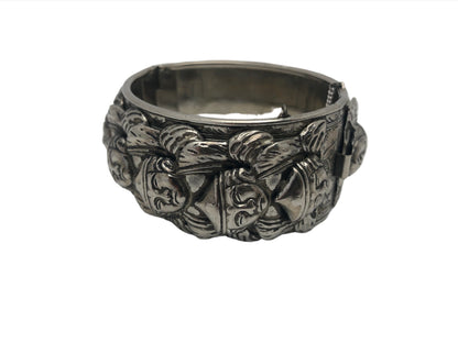 Vintage Vargas Hinged Bangle Bracelet