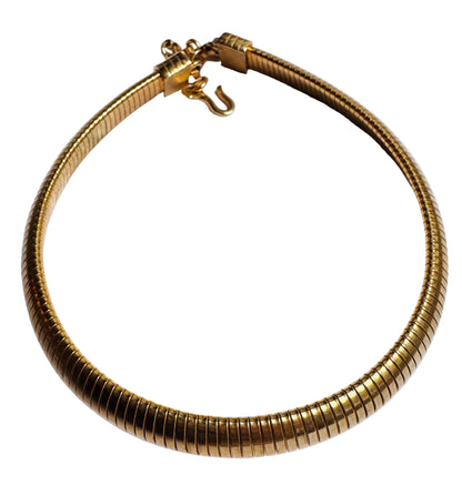 Vintage necklace omega gold tone