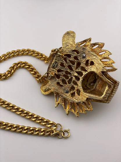 Vintage HATTIE CARNEGIE  Tiger Necklace