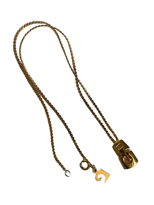 vintage Pierre  Cardin necklace logo