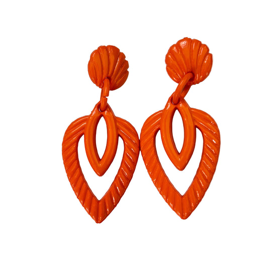 Vintage earrings plastic 1980's