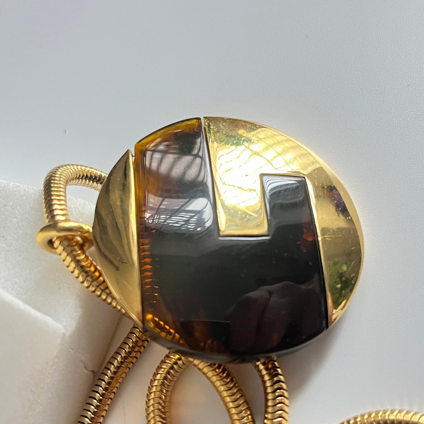 Vintage GIVENCHY Necklace lucite 1977