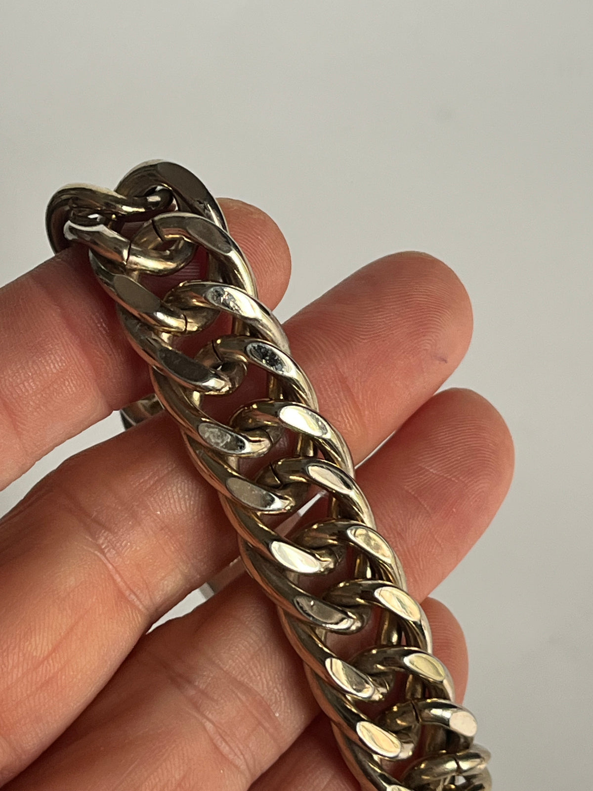 Vintage Monet bracelet  chunky chain 1950’s