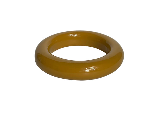 Vintage bracelet plastic chunky mustard yellow 1970’s