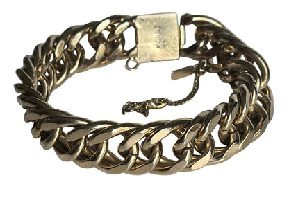 Vintage Monet bracelet  chunky chain 1950’s