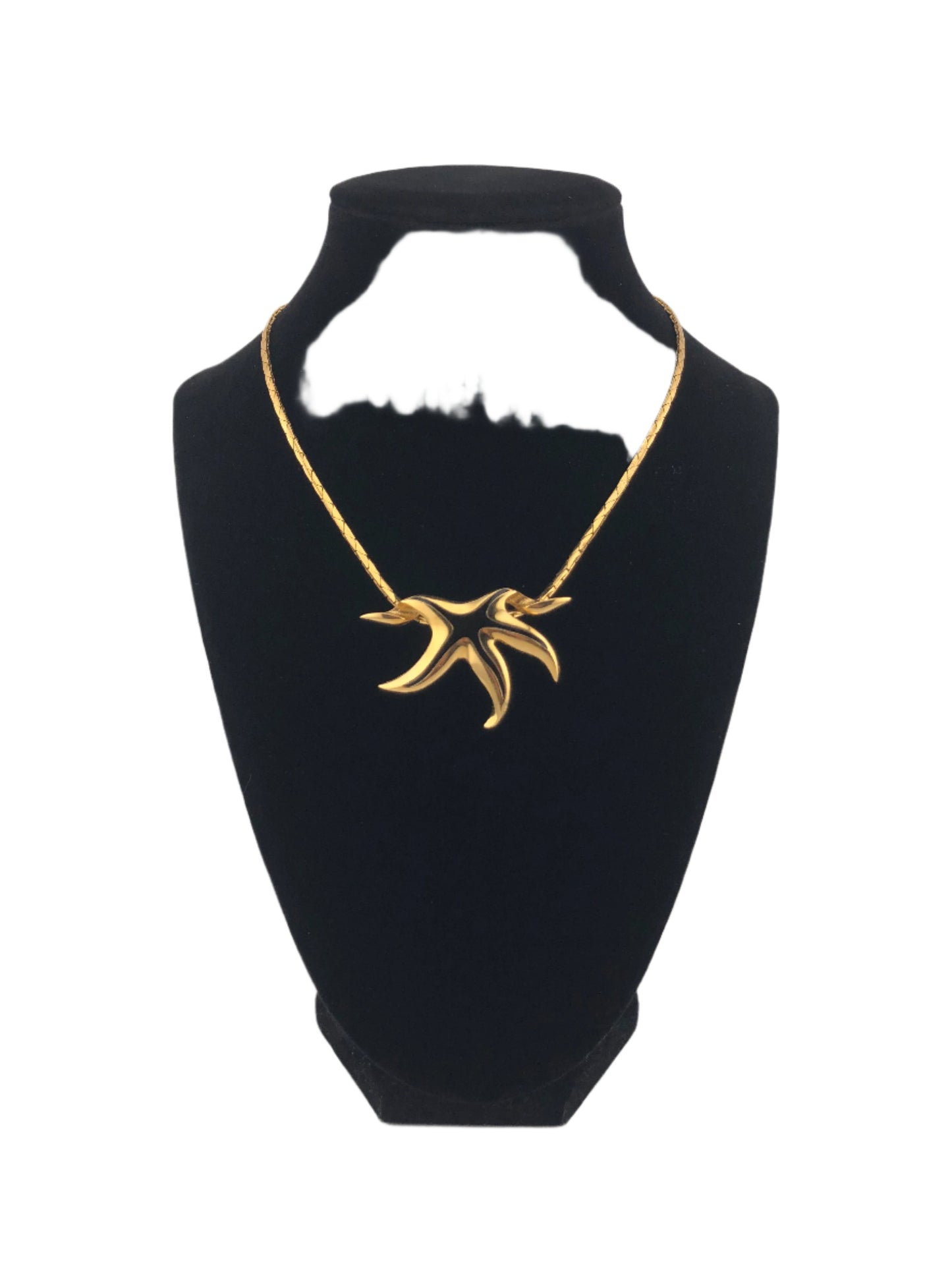 Vintage necklace GIVENCHY starfish  slide  pendant