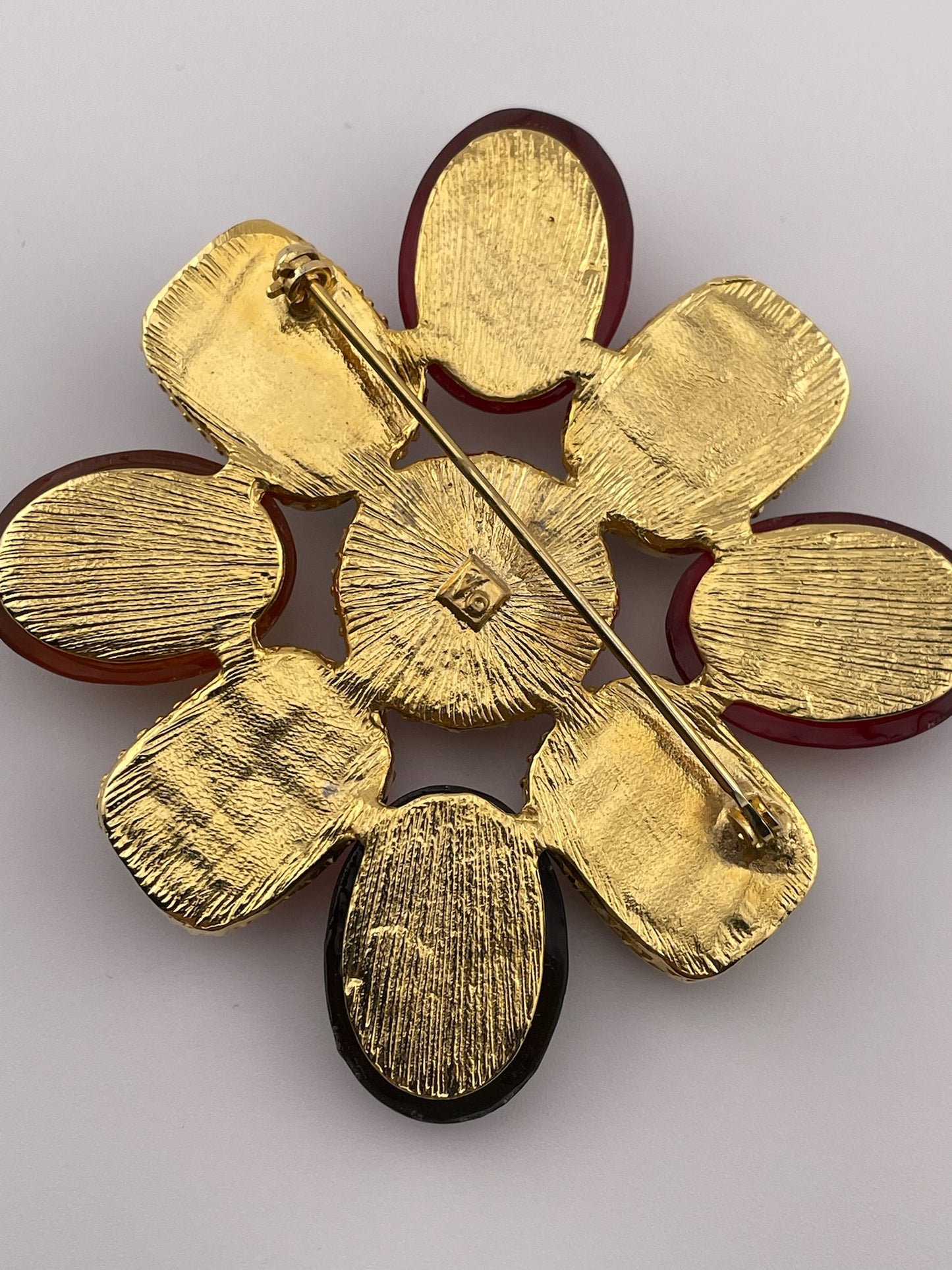 Vintage LES BERNARD for Vogue Cross Brooch