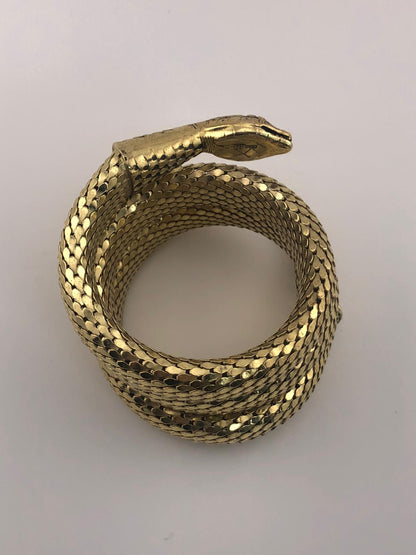Vintage Whiting&Davis Co. Wrap Snake Bracelet