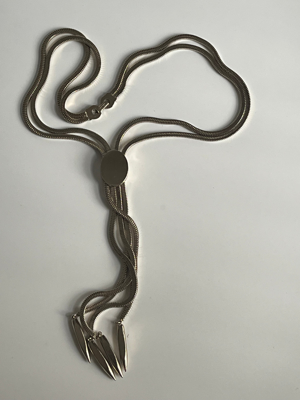 Vintage Monet snake chain slide gold tone  1950’s
