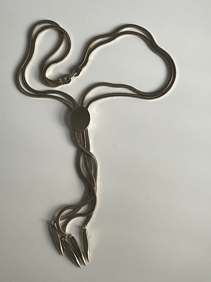 Vintage Monet snake chain slide gold tone  1950’s