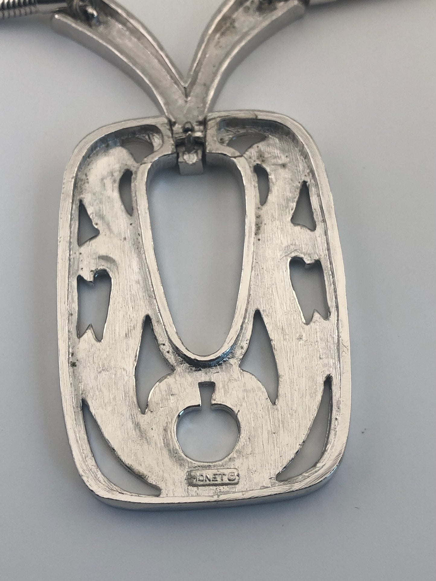 Vintage MONET Necklace cut pendant